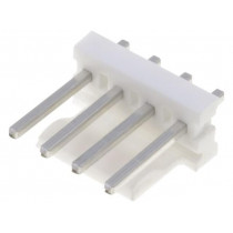 640445-4; Socket; wire-board; male; PIN: 4; 3.96mm; THT; MTA-156; tinned; TE Connectivity