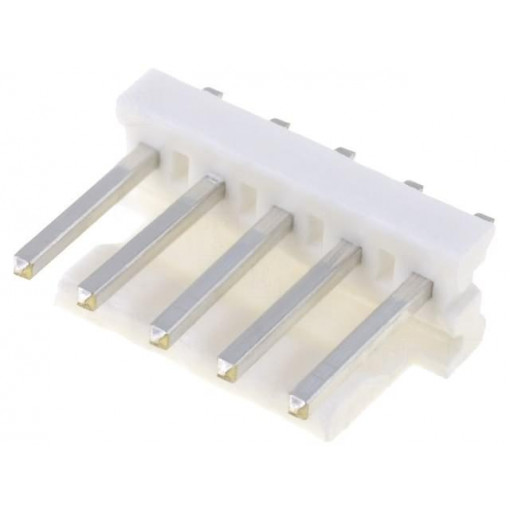 640445-5; Socket; wire-board; male; PIN: 5; 3.96mm; THT; MTA-156; tinned; TE Connectivity