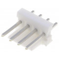 640454-4; Socket; wire-board; male; PIN: 4; polarized; 2.54mm; THT; MTA-100; TE Connectivity 640454-4; Socket; wire-board; male; PIN: 4; polarized; 2.54mm; THT; MTA-100; TE Connectivity
