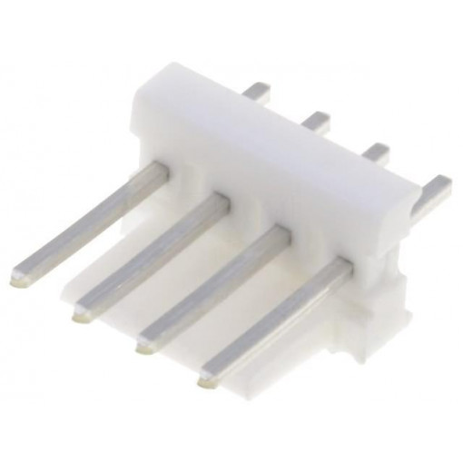 640454-4; Socket; wire-board; male; PIN: 4; polarized; 2.54mm; THT; MTA-100; TE Connectivity