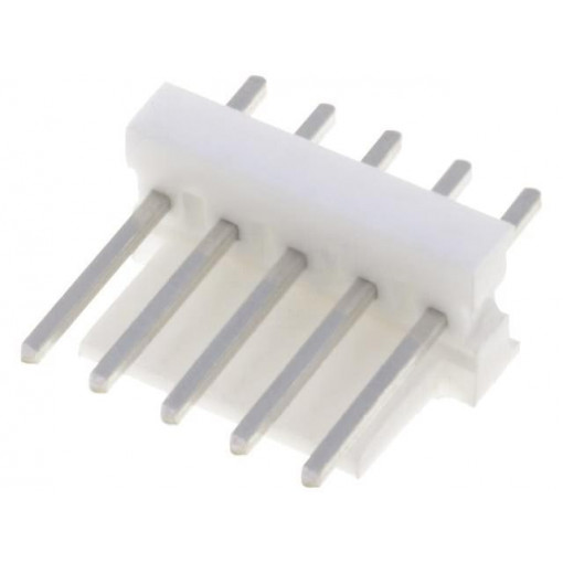 640454-5; Socket; wire-board; male; PIN: 5; polarized; 2.54mm; THT; MTA-100; TE Connectivity