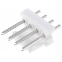 640456-4; Socket; wire-board; male; PIN: 4; 2.54mm; THT; MTA-100; tinned; TE Connectivity