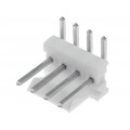 640457-4; Socket; wire-board; male; PIN: 4; 2.54mm; THT; MTA-100; tinned; TE Connectivity 640457-4; Socket; wire-board; male; PIN: 4; 2.54mm; THT; MTA-100; tinned; TE Connectivity