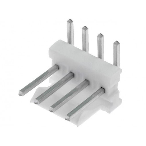 640457-4; Socket; wire-board; male; PIN: 4; 2.54mm; THT; MTA-100; tinned; TE Connectivity