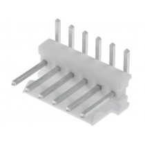 640457-6; Socket; wire-board; male; PIN: 6; 2.54mm; THT; MTA-100; tinned; TE Connectivity