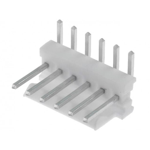640457-6; Socket; wire-board; male; PIN: 6; 2.54mm; THT; MTA-100; tinned; TE Connectivity