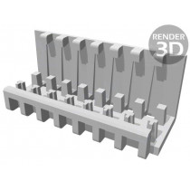 643075-8; Cable hood and fastener; MTA-100; PIN: 8; TE Connectivity