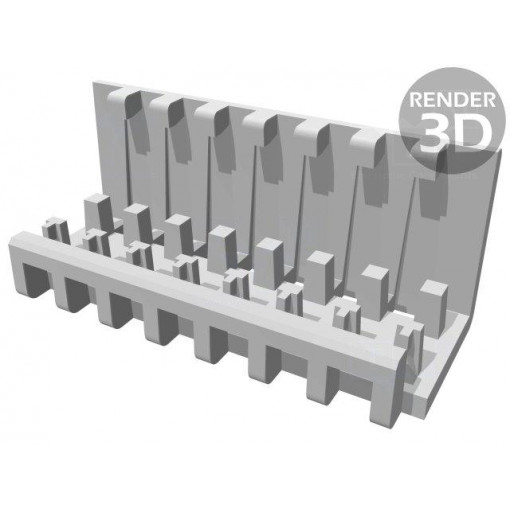 643075-8; Cable hood and fastener; MTA-100; PIN: 8; TE Connectivity
