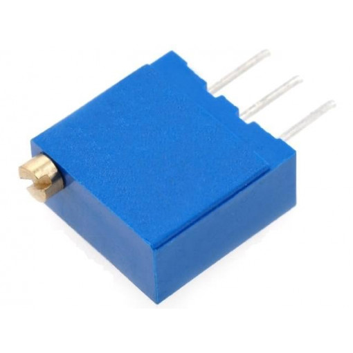 M64W202KB40; Potentiometer: mounting; multiturn; 2kΩ; 500mW; THT; ±10%; linear; VISHAY