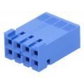 65239-004LF; Plug; wire-board; female; DUBOX; 2.54mm; PIN: 8; w/o contacts; AMPHENOL