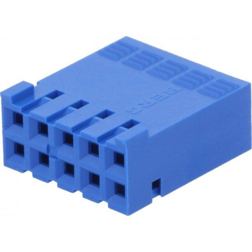 65239-005LF; Plug; wire-board; female; DUBOX; 2.54mm; PIN: 10; w/o contacts; AMPHENOL