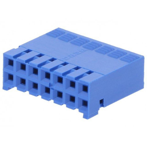 65239-007LF; Plug; wire-board; female; DUBOX; 2.54mm; PIN: 14; w/o contacts; AMPHENOL