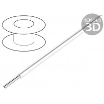 6715S WH005; Wire; EcoWire; solid; Cu; 18AWG; white; MPPE; 600V; 30,5m; ALPHA WIRE