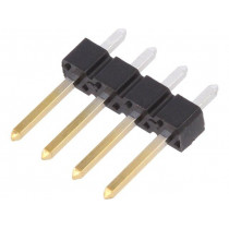 68000-204HLF; Pin header; pin strips; BERGSTIK II; male; PIN: 4; straight; 2.54mm; AMPHENOL