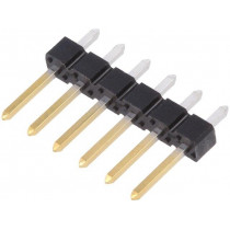68000-206HLF; Pin header; pin strips; BERGSTIK II; male; PIN: 6; straight; 2.54mm; AMPHENOL