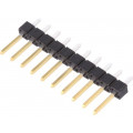 68000-210HLF; Pin header; pin strips; BERGSTIK II; male; PIN: 10; straight; THT; AMPHENOL