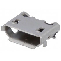 690-005-298-486; Socket; USB A mini; SMT; angled 90°; USB 2.0; gold-plated; EDAC