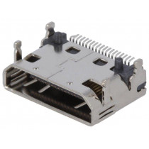 690-019-298-903; Connector: mini HDMI; socket; PIN: 19; gold-plated; angled 90°; SMT; EDAC 690-019-298-903; Connector: mini HDMI; socket; PIN: 19; gold-plated; angled 90°; SMT; EDAC