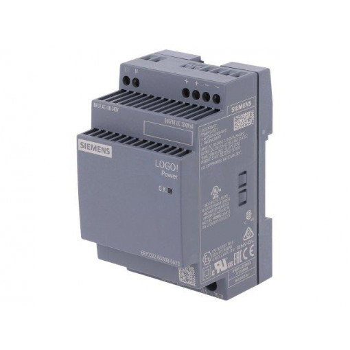 6EP3322-6SB00-0AY0; Power supply: switched-mode; 54W; 12VDC; 4.5A; 85÷264VAC; IP20; SIEMENS