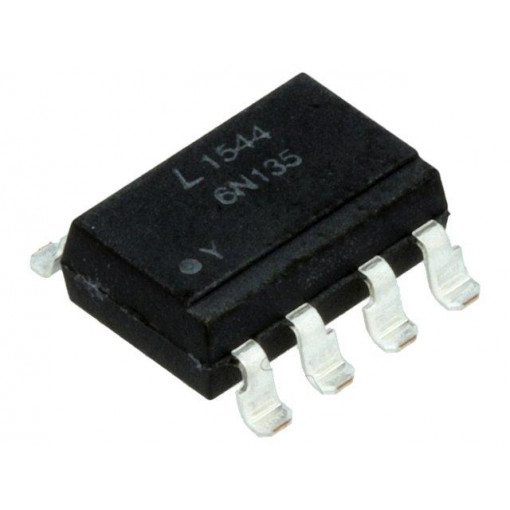 6N135S-TA1-L; Optocoupler; SMD; Channels: 1; Out: transistor; Uinsul: 5kV; Uce: 20V; LITEON