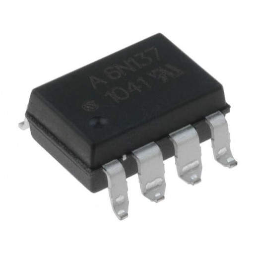 6N137-300E; Optocoupler; SMD; Channels: 1; Out: Schmitt trigger; 1Mbps; BROADCOM (AVAGO) 6N137-300E; Optocoupler; SMD; Channels: 1; Out: Schmitt trigger; 1Mbps; BROADCOM (AVAGO)