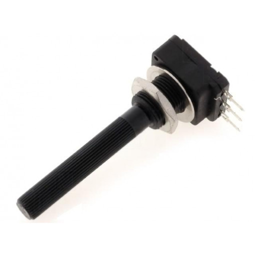 PC16SH10IP06101A2020TA; Potentiometer: shaft; single turn; 100Ω; 200mW; THT; 6mm; plastic; PIHER
