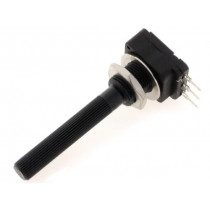 PC16SH10IP06504A2020TA; Potentiometer: shaft; single turn; 500kΩ; 200mW; THT; 6mm; plastic; PIHER
