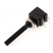 PC16DH10IP06103A2020TA; Potentiometer: shaft; single turn; 10kΩ; 200mW; THT; 6mm; plastic; PIHER PC16DH10IP06103A2020TA; Potentiometer: shaft; single turn; 10kΩ; 200mW; THT; 6mm; plastic; PIHER