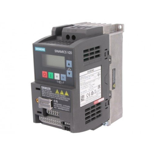 6SL3210-5BB15-5UV1; Inverter; Max motor power: 0.55kW; Usup: 200÷240VAC; 0÷599Hz; IN: 6; SIEMENS 6SL3210-5BB15-5UV1; Inverter; Max motor power: 0.55kW; Usup: 200÷240VAC; 0÷599Hz; IN: 6; SIEMENS