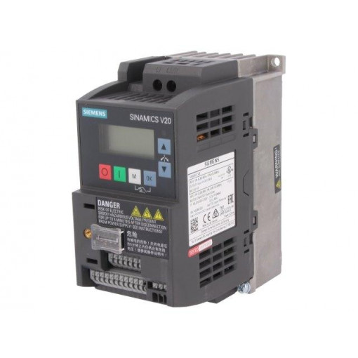 6SL3210-5BB17-5BV1; Inverter; Max motor power: 0.75kW; Usup: 200÷240VAC; 0÷599Hz; IN: 6; SIEMENS 6SL3210-5BB17-5BV1; Inverter; Max motor power: 0.75kW; Usup: 200÷240VAC; 0÷599Hz; IN: 6; SIEMENS