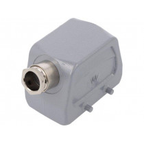 70.350.1035.0; Enclosure: for HDC connectors; size 10; Pitch: 57x27mm; for cable; WIELAND