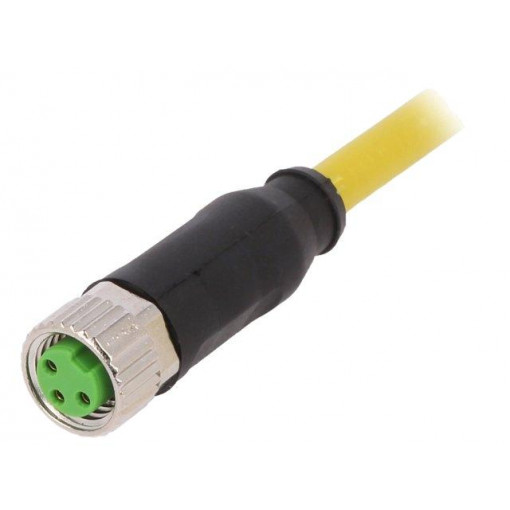 7000-08041-0100300; Connection lead; M8; PIN: 3; straight; 3m; plug; 60VAC; 4A; -30÷80°C; MURR ELEKTRONIK