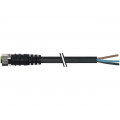 7000-08041-6100500; Connection lead; M8; PIN: 3; straight; 5m; plug; 60VAC; 4A; -20÷85°C; MURR ELEKTRONIK
