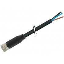 7000-08041-6101000; Connection lead; M8; PIN: 3; straight; 10m; plug; 60VAC; 4A; -20÷85°C; MURR ELEKTRONIK