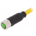 7000-08061-0110150; Connection lead; M8; PIN: 4; straight; 1.5m; plug; 50VAC; 4A; IP67; MURR ELEKTRONIK