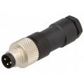 7000-08401-0000000; Connector: M8; male; PIN: 3; straight; for cable; plug; 4A; IP67; 60V; MURR ELEKTRONIK