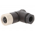 7000-08521-0000000; Connector: M8; female; PIN: 3; angled 90°; for cable; plug; 4A; IP67; MURR ELEKTRONIK