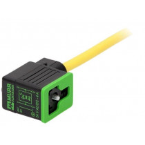 7000-11021-0260500; Valve connector; plug; Type: BI; PIN: 3; 11mm; 4A; female; 24VDC; IP65; MURR ELEKTRONIK 7000-11021-0260500; Valve connector; plug; Type: BI; PIN: 3; 11mm; 4A; female; 24VDC; IP65; MURR ELEKTRONIK