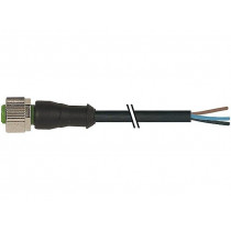 7000-12181-6130500; Connection lead; M12; PIN: 3; straight; 5m; plug; 250VAC; 4A; IP67; MURR ELEKTRONIK