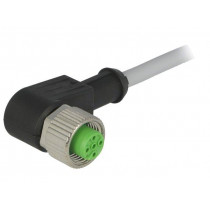 7000-12341-2140150; Connection lead; M12; PIN: 4; angled; 1.5m; plug; 30VAC; 4A; -25÷85°C; MURR ELEKTRONIK