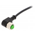 7000-12341-6140150; Connection lead; M12; PIN: 4; angled; 1.5m; plug; 30VAC; 4A; -25÷85°C; MURR ELEKTRONIK