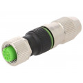 7000-12601-0000000; Plug; M12; PIN: 4; female; A code-DeviceNet / CANopen; for cable; MURR ELEKTRONIK 7000-12601-0000000; Plug; M12; PIN: 4; female; A code-DeviceNet / CANopen; for cable; MURR ELEKTRONIK