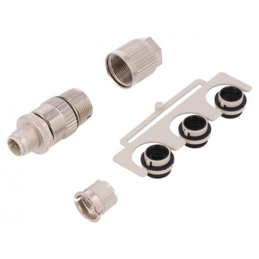 7000-14521-0000000; Plug; M12; PIN: 4; male; D code-Ethernet; for cable; IDC; IP67; 4A; MURR ELEKTRONIK