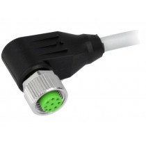 7000-17061-2950300; Connection lead; M12; PIN: 8; angled; 3m; plug; 30VAC; 2A; -20÷85°C; MURR ELEKTRONIK