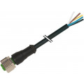 7000-19041-7020300; Connection lead; M12; PIN: 12; straight; 3m; plug; 30VAC; 1.5A; IP67; MURR ELEKTRONIK