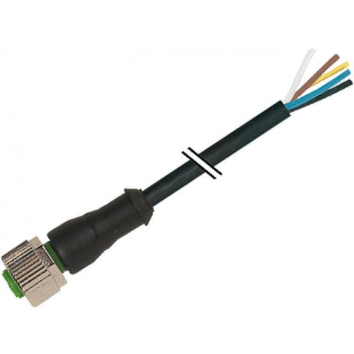 7000-19041-7020300; Connection lead; M12; PIN: 12; straight; 3m; plug; 30VAC; 1.5A; IP67; MURR ELEKTRONIK