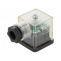 7000-29085-0000000; Connector: valve connector; plug; form A; 18mm; female; PIN: 3; 110V; MURR ELEKTRONIK
