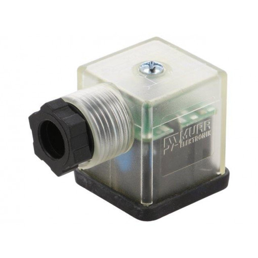 7000-29165-0000000; Connector: valve connector; plug; form A; 18mm; female; PIN: 3; 230V; MURR ELEKTRONIK