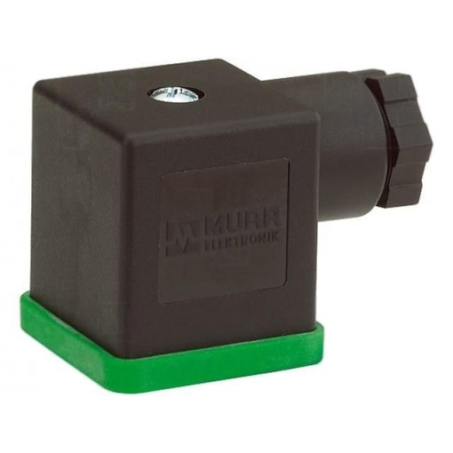 7000-29245-0000000; Connector: valve connector; plug; form A; 18mm; female; PIN: 3; 230V; MURR ELEKTRONIK