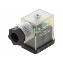 7000-29805-0000000; Connector: valve connector; plug; form B; 11mm; female; PIN: 3; 24V; MURR ELEKTRONIK